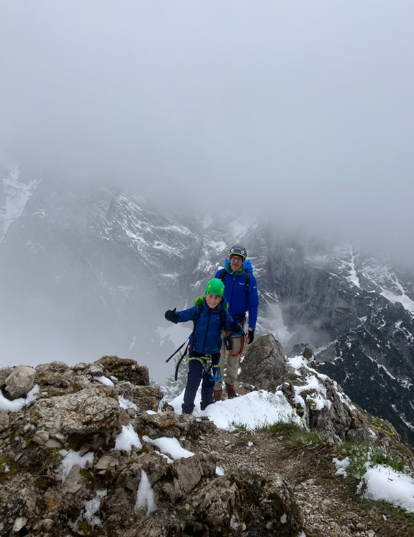 Familiengruppe im Wilden Kaiser