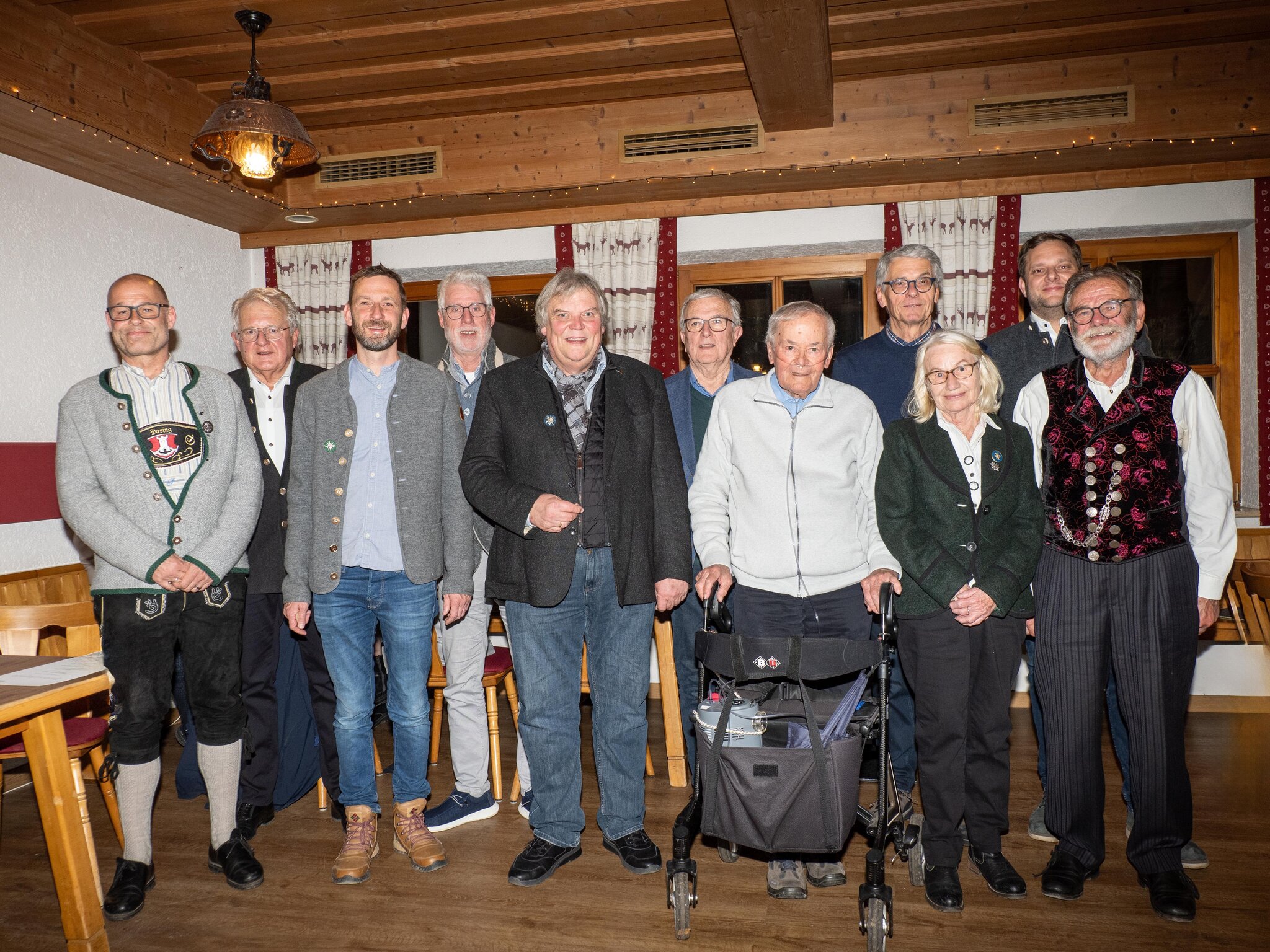 Ehrung der Mitglieder des Alpenvereins