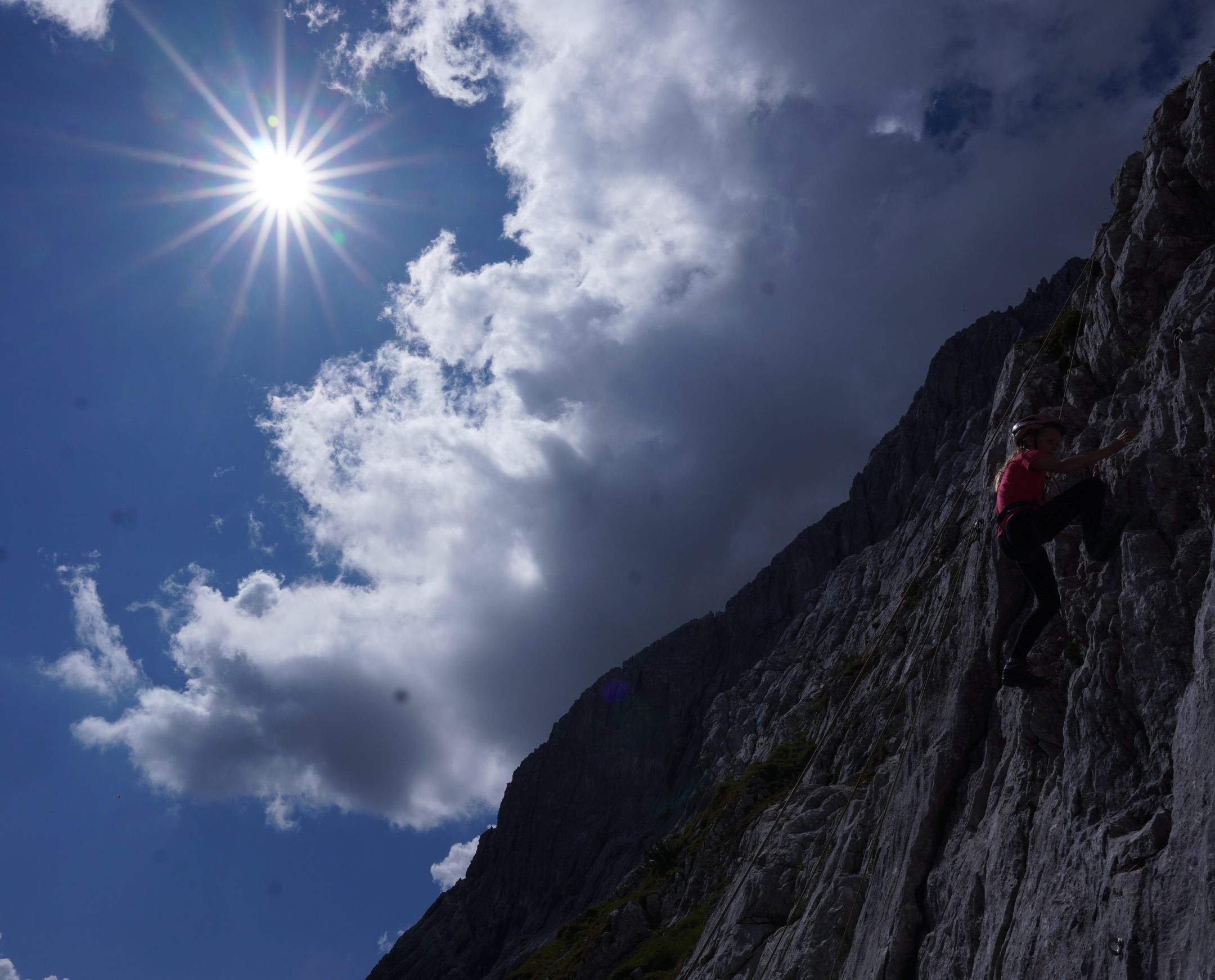 Klettern an der Alpspitze