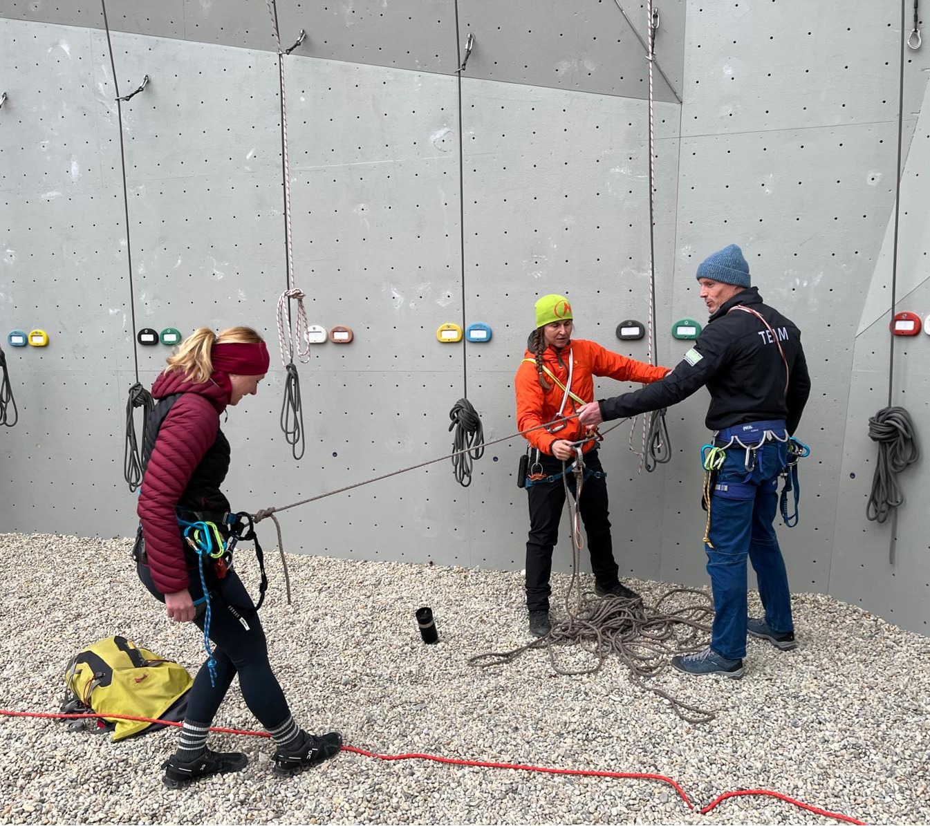 Kurs Seiltechnik am PAFRock