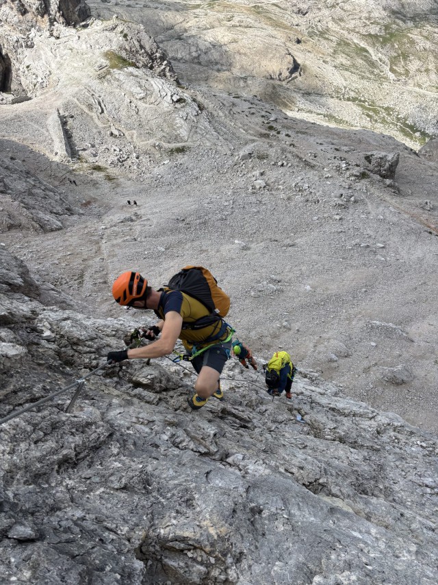 Schwierige Klettersteigklassiker Dolomiten