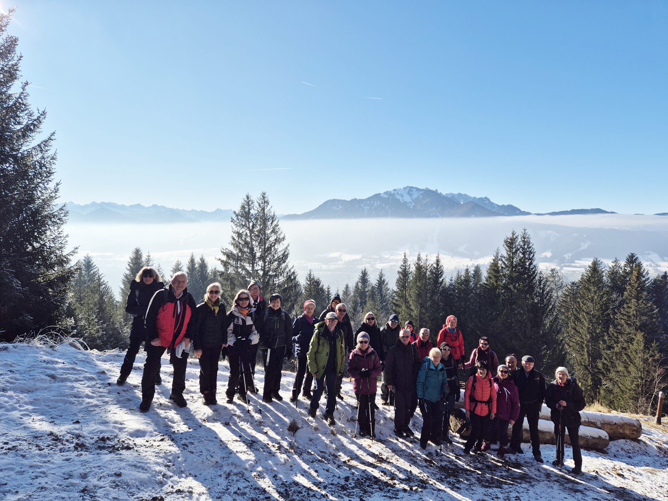 Winterwanderung zur Denkalm/Lenggries