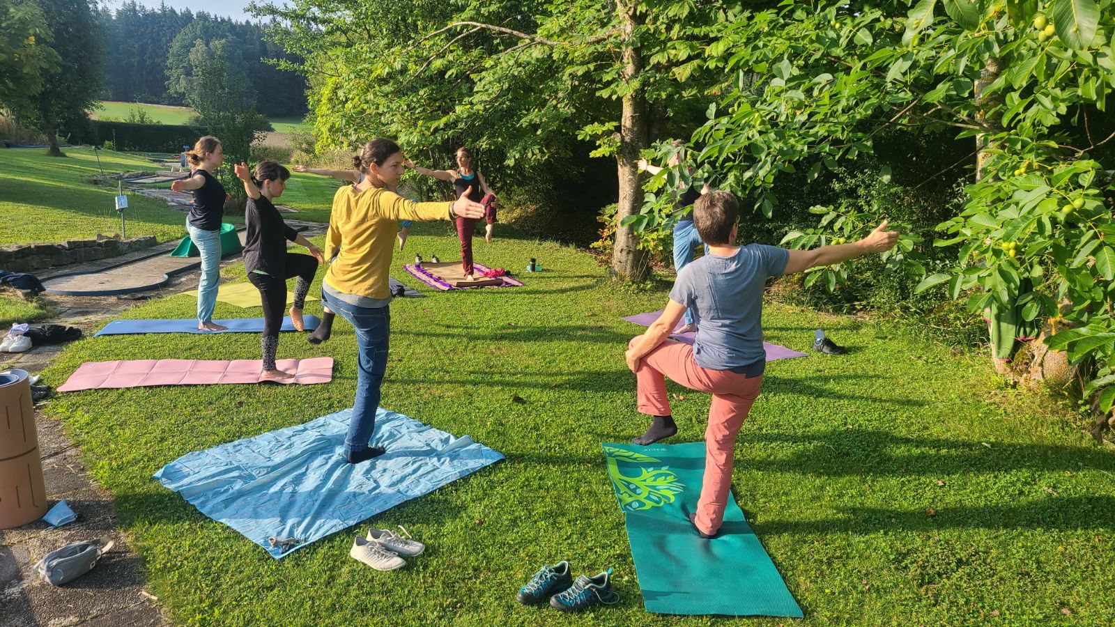 Yoga trifft Fels